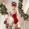 Christmas Holly Garland with Berries Artificial Garland(Green)